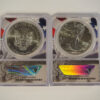 2021 Silver Eagle Set  ANACS MS70 T1 and T2 - Image 2